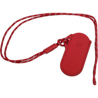 Кожаный чехол для ножей Victorinox Style Icon Classic Colors 58 мм, красный 4.0670