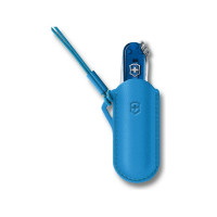 Кожаный чехол для ножей Victorinox Summer Rain Classic Colors 58 мм, голубой 4.0670.2
