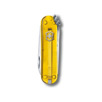 Нож-брелок Victorinox Classic SD Colors Tuscan Sun 58 мм, 7 функций, полупрозрачный жёлтый 0.6223.T81G