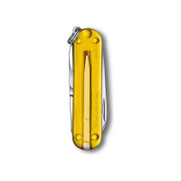 Нож-брелок Victorinox Classic SD Colors Tuscan Sun 58 мм, 7 функций, полупрозрачный жёлтый 0.6223.T81G