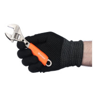 Разводной ключ с обрезиненной ручкой ЕРМАК 150мм 655-007