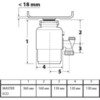 Измельчитель пищевых отходов BORT MASTER ECO 91275752