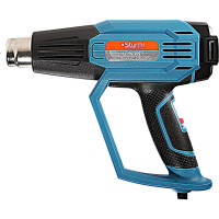 Технический фен Sturm 2200 Вт, 50/50-450/90-600C, 250/500/500л/мин, 4 насадки, кейс HG2022P