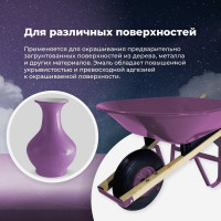 Универсальная акриловая эмаль SKYRON фиолетовая RAL4008 SR-14008