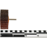 Головка-щётка лепестковая на шпильке (80x30x6 мм; P60) Orientcraft OCFW80306060