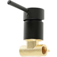 Смеситель для раковины скрытого монтажа Orange Karl черный M05-722b