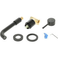 Смеситель для раковины скрытого монтажа Orange Karl черный M05-722b