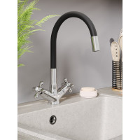 Полимерный смеситель для кухни OneLife хром P03-007cr