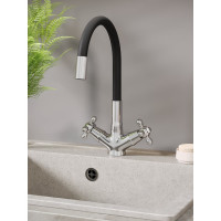 Полимерный смеситель для кухни OneLife хром P03-007cr