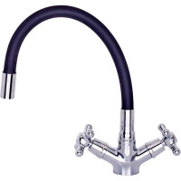 Полимерный смеситель для кухни OneLife хром P03-007cr