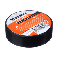 Изолента ЕРМАК 19 мм, 18 м, черная 672-032