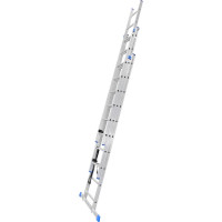 Алюминиевая трехсекционная лестница LadderBel 10 ступеней LS310