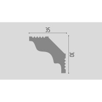 Карниз П04 Де-Багет 35/30 УТ000000349