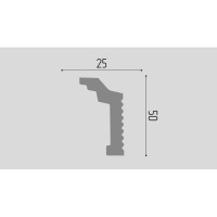 Карниз П13 Де-Багет 25/50 00000002955