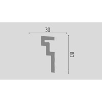 Карниз П03 Де-Багет 30/80 00-00004226