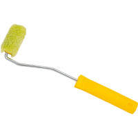 Мини-валик РемоКолор малярный с рукояткой Синтэкс , фасадный, ось 6мм, D15мм, 55мм, 06-1-500