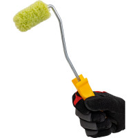 Мини-валик РемоКолор малярный с рукояткой Синтэкс , фасадный, ось 6мм, D15мм, 55мм, 06-1-500