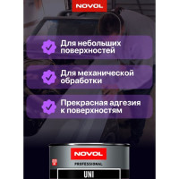 Шпатлевка Novol Unisoft 0.25 кг X6121443