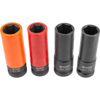 Набор головок ударных тонкостенных 4 предмета 1/2", 6гр. Forsage F-4032TH44(25926)