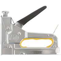 Степлер для узких скоб FIT 4-14 мм, с регулировкой силы удара, металлический корпус 32142