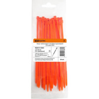 Нейлоновый хомут TDM ELECTRIC 2.5х100 мм, оранжевый, 25 штук SQ0515-0365