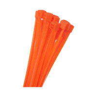 Нейлоновый хомут TDM ELECTRIC 2.5х100 мм, оранжевый, 25 штук SQ0515-0365