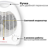 Тепловентилятор Eurolux ТВС-EU-1 67/2/8