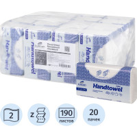 Полотенца бумажные д/дисп. Luscan PROFESSIONAL Luscan Professional Z слож2сл190л20пач/уп 368584