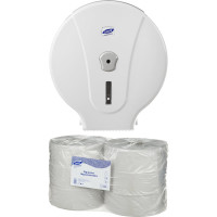 Бумага туалетная д/дисп Luscan PROFESSIONAL Luscan Professional 1сл натур втул 525м 6рул/уп 601110