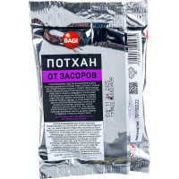 Гранулированное средство для удаления засоров в канализационных и сточных трубах Bagi Потхан 70 г 1015050033