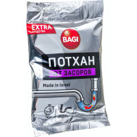 Гранулированное средство для удаления засоров в канализационных и сточных трубах Bagi Потхан 70 г 1015050033