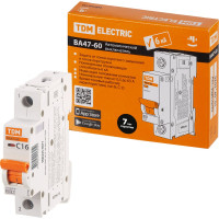 Автоматический выключатель TDM ELECTRIC ВА47-125 3Р 16А 15кА х-ка С SQ0223-0077