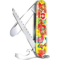Нож Victorinox My First Parrot Edition, 84 мм, 9 функций, красный 0.2373.E3