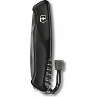 Нож Victorinox RangerGrip 55, 130 мм, 12 функций, черный 0.9563.C31P
