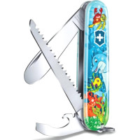 Нож Victorinox My First Dolphin Edition, 84 мм, 9 функций, голубой 0.2373.E1