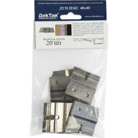 Крепеж из нержавеющей стали ДекТай Дуплекс 40х40 20 шт. Д 40х40 20