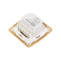 Терморегулятор TDM Термостат для теплого пола ТТП 16А 250В с датчиком 3м "Онега" сл. кость Electric SQ1805-0061