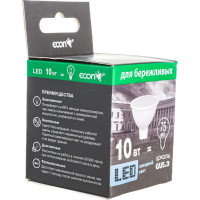 Светодиодная лампа ECON LED MR 10Вт GU5.3 6500K 220V ES 74100532-220