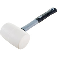 Молоток (киянка) HARDY резиновый, 65мм, ручка 2K, белый 2028-900065