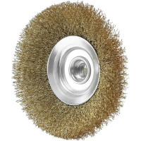 Щетка-крацовка коническая (125 мм; M14; латунированная витая проволока) Pobedit 2133225