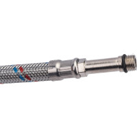 Подводка для смесителей СТМ сталь, 1/2xM10x60 см., длинный штуцер CWFLS060