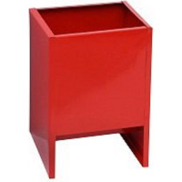 Подставка Спец П-10 красная напольная р-р 175x175x340мм до 6,5кг ОГН-П10К