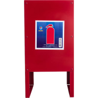 Подставка Спец П-10 красная напольная р-р 175x175x340мм до 6,5кг ОГН-П10К