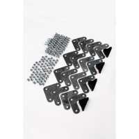 Стеллаж ООО ФУРАМА СТФЛ 2000x1000x800 мм, 4 полки, серый СТФЛ201080-4