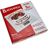 Настольные электронные весы ВАСИЛИСА ВА-006 Лучшая хозяйка : 5 кг, стекло 0R-00001815