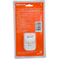 Ночник-фонарь TDM ELECTRIC Люкс 1, 1х0,5 Вт + 9LED, 70 лм/Вт, Li-Ion 500 мАч, датчик освещения и движения, SQ0357-0024