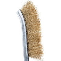 Металлическая щетка DolleX с пластмассовой ручкой, в блистере BRM-240