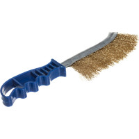 Металлическая щетка DolleX с пластмассовой ручкой, в блистере BRM-240