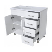 Раковина из литьевого мрамора Taliente Barselona 90 см левое исполнение ФР-00003411