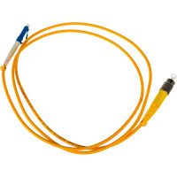 Оптический патч-корд TWT PVC, симплексный, LC/UPC-FC/UPC, SM OS2, 1.0 м LC-FC/SU-1.0